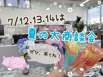 ☆夏の大商談会☆開催！！！